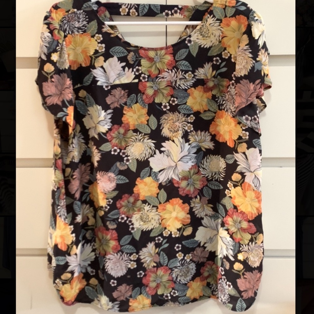 Loft floral blouse
